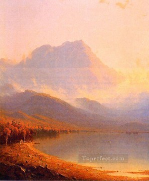 サンフォード・ロビンソン・ギフォード Painting - アディロンダックの朝の風景 サンフォード・ロビンソン・ギフォード